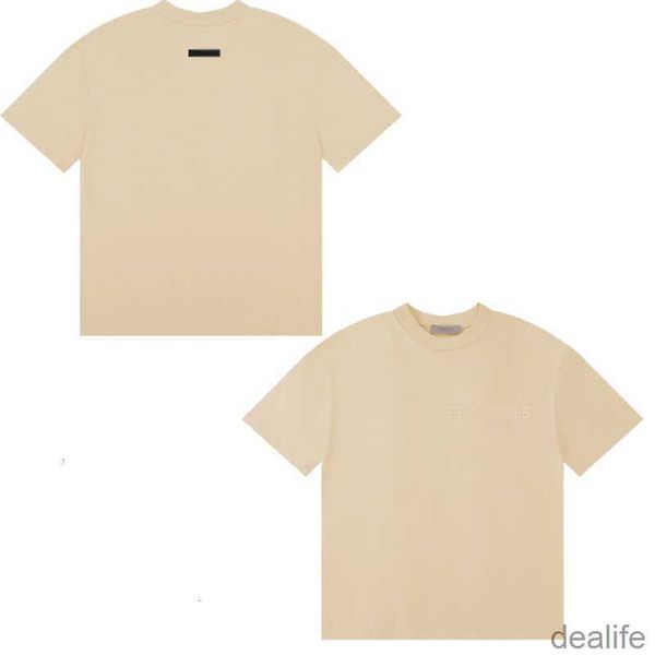 

essentail fashion t shirt for men women essent cotton tshirts hip hop oversize high street couples essentiel clothing 6jhy, White;black