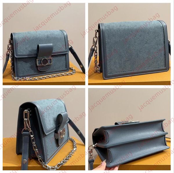 

women dauphine bag denim handbag l chain tote designer shoulder crossbody bags lady messenger wallet hobo purses dhgate flip hasp shopping s