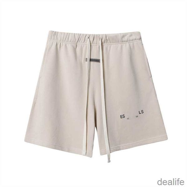 

2023 mens womens designer essentail shorts clothing apparel essent cotton sports fashion short street style tide knee length essentiel gz5t, White;black