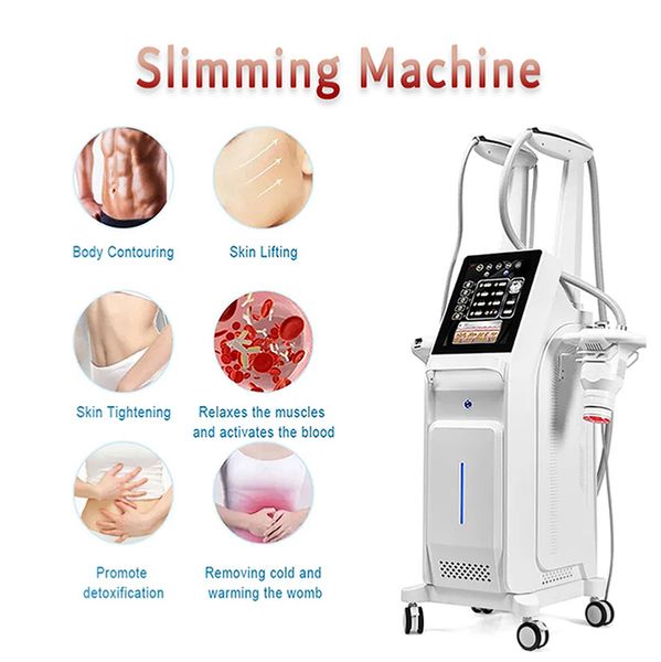 

6 in 1 ultrasound cavitation body slimming vacuum roller rf massage machine cellulite reduction skin tightening sculpting body beauty equipm