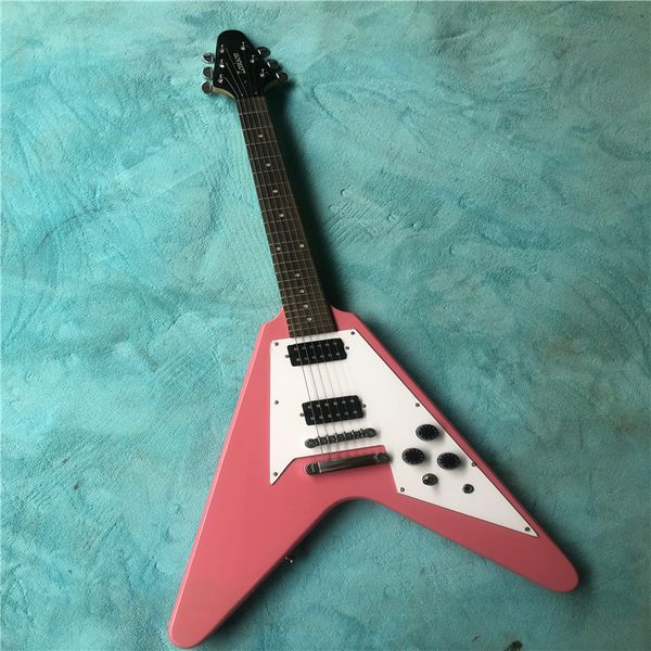

pink opposite-electric guitar, high cost performance, ing