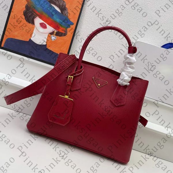 

pink sugao women tote bag shoulder crossbody bags handbags luxury genuine leather large capacity fashion designer purse shopping bag youni-2