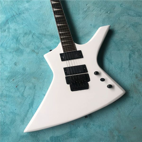 

white electric guitar with superior performance,ing