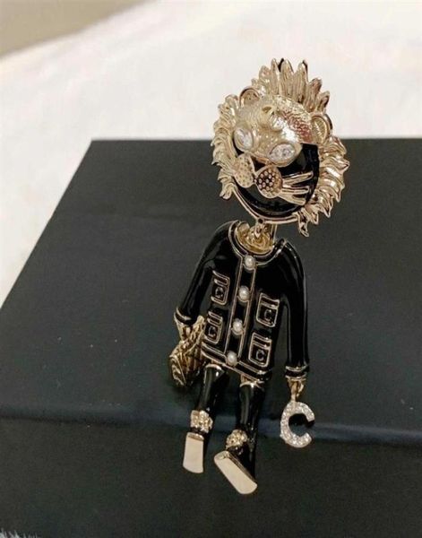 

2022 charm key chain with black enamel color and crystal beads for women wedding jewelry gift have box stamp ps74722103762164, Golden