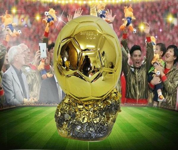 

resin soccer trophy world ballon d039or mr football trophy player awards golden ball soccer for souvenir or gift5551101