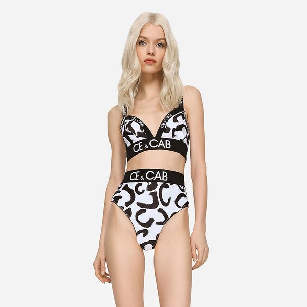 

Swimisuits for Woman Designer Swimwear Sexy Bathing Suit Women Swim Wear Summer Beach Wearing Swimsuit Two Pieces Swimwears CYD2305296, Black