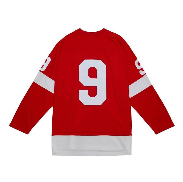 

gordie howe stitched hockey jersey mitchell & ness 1960-61 men women youth s-3xl retro jerseys, Black;red