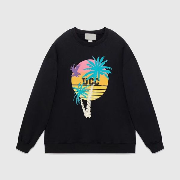 

23 mens sweaters designer sweaters mens hoodies pure cotton sports and leisure trendy new couples' same clothing, Black