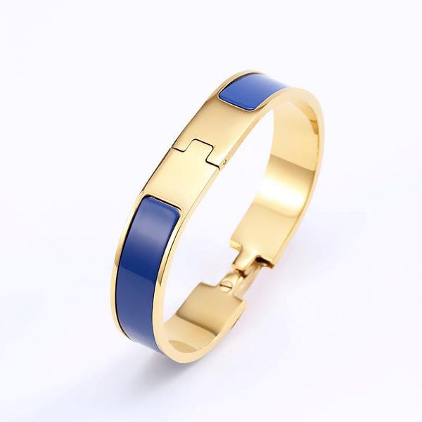 

designer design gold bangle stainless steel silver buckle bracelet fashion jewelry men and women bracelets jewelry designers wedding party g, Black