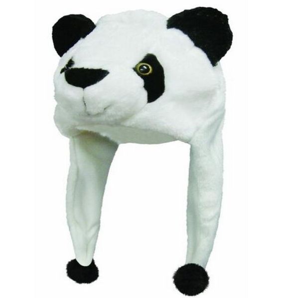 

new cartoon animal winter hat fluffy plush hat warm cap perfect gift 10pcslot 2534522, Blue;gray