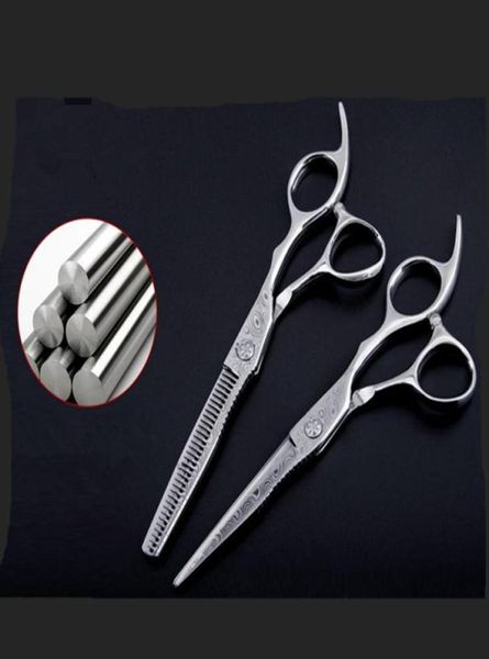 

genuine purple dragon 6 inch watermarks pattern professional hairdressing scissors cutting thinning hair clippers shears set337b8886068