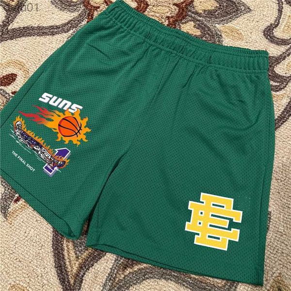 

men's shorts eric emanuel ee basic mesh shorts men women classic gym sports training basketball casual summer shorts beach quick-dry sh, White;black
