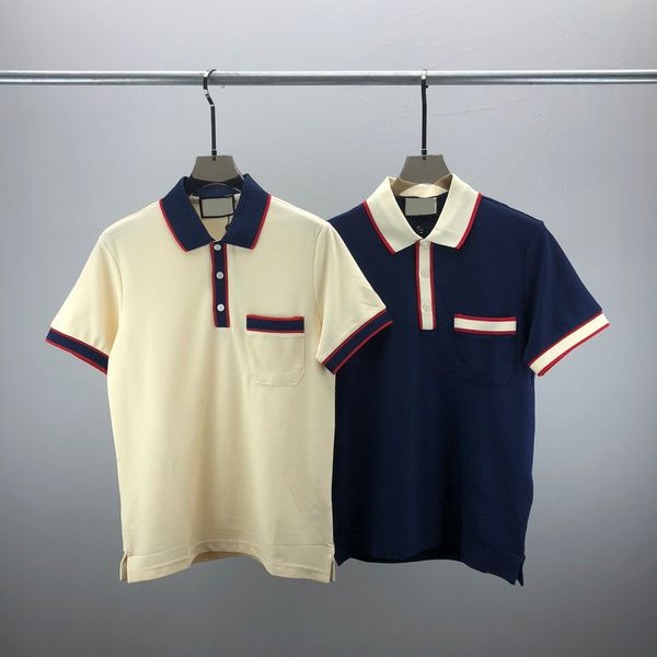 

men's plus tees & polos round neck embroidered and printed polar style summer wear with street pure cotton m set shorts tshirt set 1qdc, Black;brown