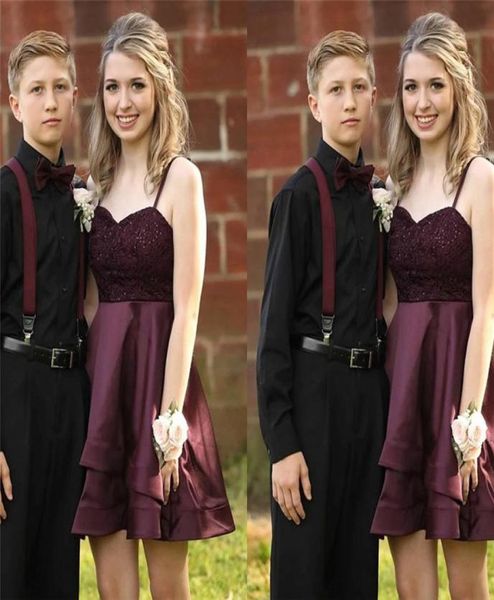 

2020 short cocktail party dress applique and beads homecoming dresses formal dresses short prom dresses custom made7263402, Black