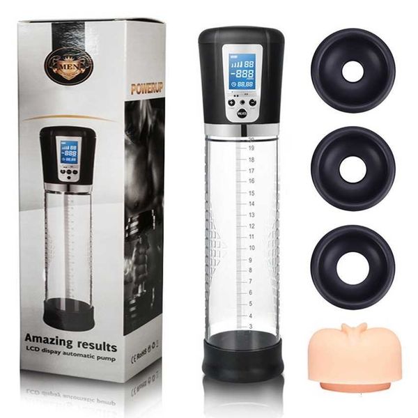 

toy massager penis exercise vacuum aircraft cup male elongate rough increase lengthening air pump enlarger lcd display toys for men