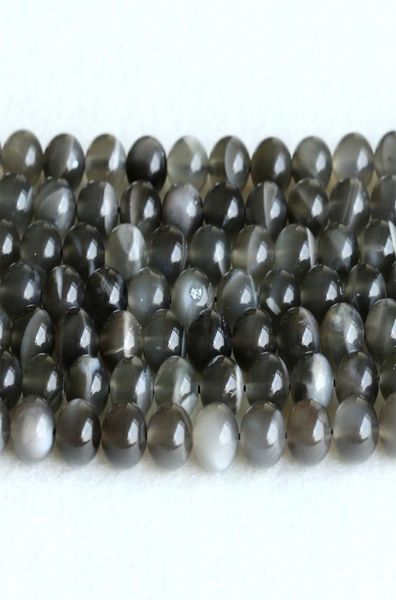 

real genuine natural black moonstone flash light round loose gemstone ball beads 6mm 8mm 10mm 12mm 15quot 051469703537