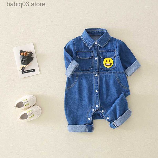 

rompers ienens baby rompers newborn jumpsuits long sleeve clothes one-pieces 0-24 months boy girl soft suits kids clothes t230529, Blue