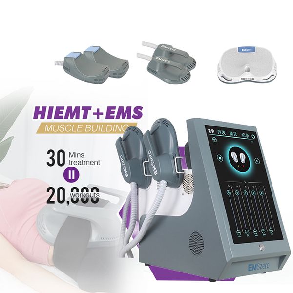 

7 tesla ems muscle stimulator ems body sculpting slimming machine with 4 handles