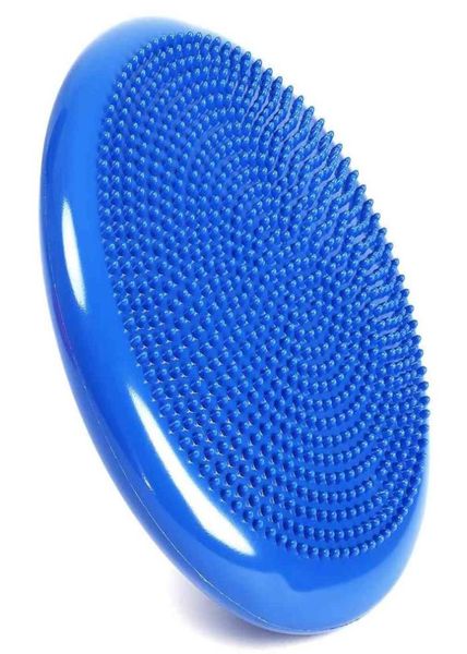 

33x33cm durable inflatable yoga massage ball pad universal sports gym fitness yoga wobble stability balance disc cushion mat c18112065001