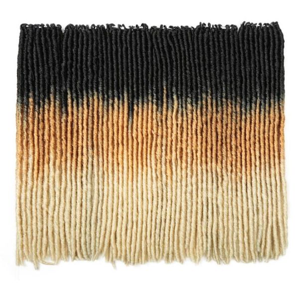 

18 inch 18 strandspack crochet braids ombre color synthetic braiding hair extension afro hairstyles soft dreadlock8250420, Black