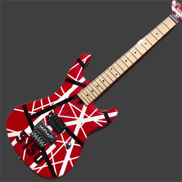 

2022 eddie van halen striped guitar tribute, electric guitars frankie 5150 aged guitara same of the pictures