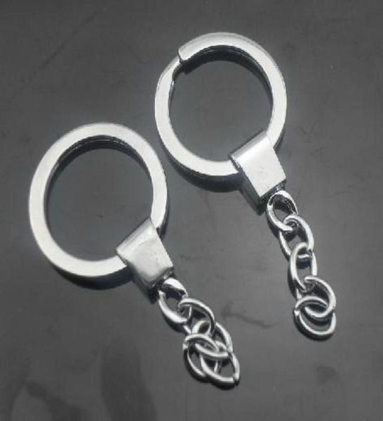 

whole 20pcs 8mm key chain key ring connector diy accessories fit for phone strips pendant making8822942, Silver