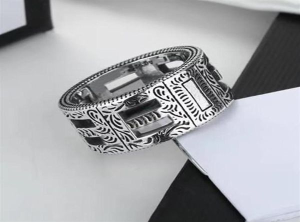 

band jewelrys luxurys designers ring men039s and women039s social gathering rings couple retro craft fashion je9519629, Silver