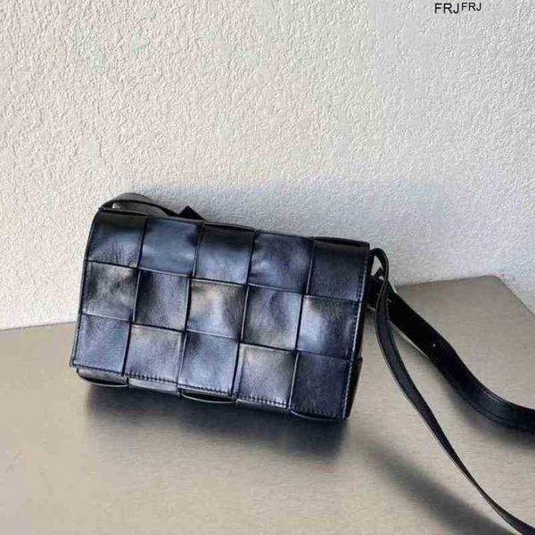 

designer bottegas bags venetas cassettes bs plaid woven bag womens versatile oil wax leather small square stars same leather one shoulder ha