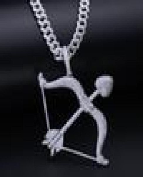 

cuban link chain big pendants hip hip jewelry iced out pendant luxury designer necklace mens gold silver hiphop bling diamond char9888902