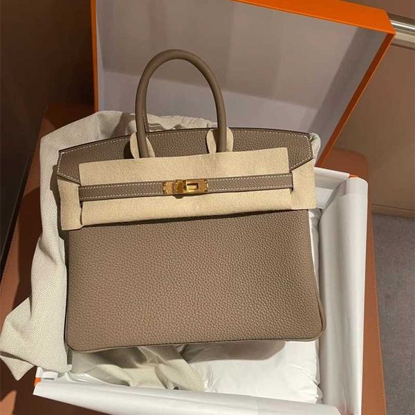 

birkins bag autumn and winter 2023 lychee pattern versatile large capacity bride wedding leather women's handheld shoulder zc