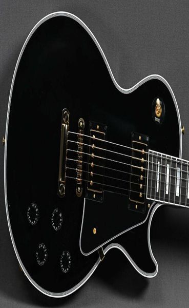 

paul custom ebony gloss electric guitar same of the pictures8599820