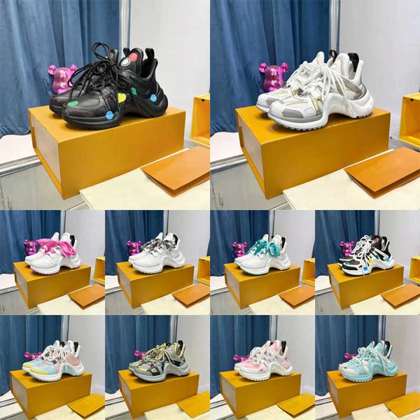 

trainer paris casual dad shoes archilight genuine leather flower sports shoes arch sole mesh campus couple casual shoes black breathable bow
