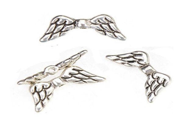 

angel wing beads metal antique silver for jewelry making components new vintage diy fashion jewelry accessories spacers 147mm 5006198231, Blue;slivery