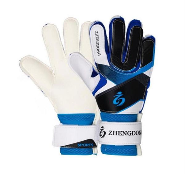 

men women children youth primary level football goalkeeper gloves nonslip latex kids training soccer gloves230g2193312, Black