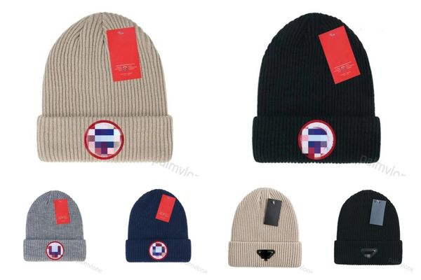 

23fashion luxury beanies designer winter men women design knit hats fall woolen cap letter jacquard 100% cashmere letter c goose, Blue;gray
