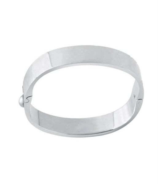 

love jewelry designer bracelet men women bangle stainless steel couples letter 17 size silver gold fashion v personality luxury ch5183806, Black