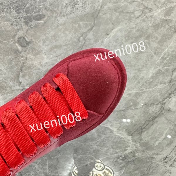 

brand womens quality casual shoes designer leather lace-up sneaker fashion running trainers letters flat printed gym sneakers, Red;white