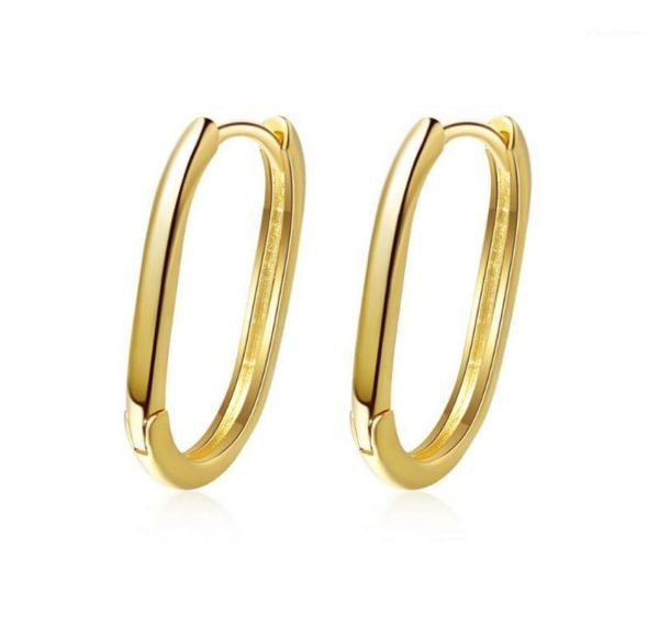 

stud 925 sterling silver earrings for women geometric men gold earring fashion korea jewelry 2021 18413319, Golden;silver