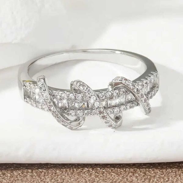 

band rings huitan creative finger ring women silver color paved white cubic zirconia modern fashion female accessory wedding bands jewelry a