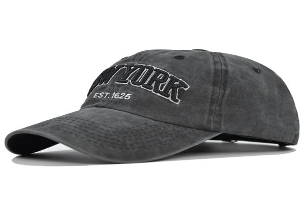 

doit washed 100 cotton baseball cap hat for women men vintage dad hat new york embroidery outdoor sports caps snapback8417745, Blue;gray