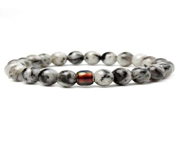 

natural polished blue tiger eye stone bracelets for women men fashion classic elastic hematite bracelets femme bangle jewelry7795804, Golden;silver