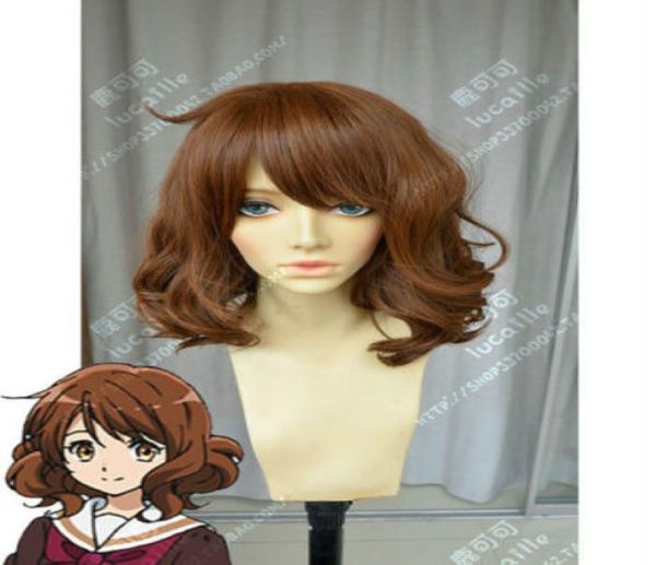 

sounded euphonium oumae kumiko medium rinka haircut cosplay party wig hair4615584, Black