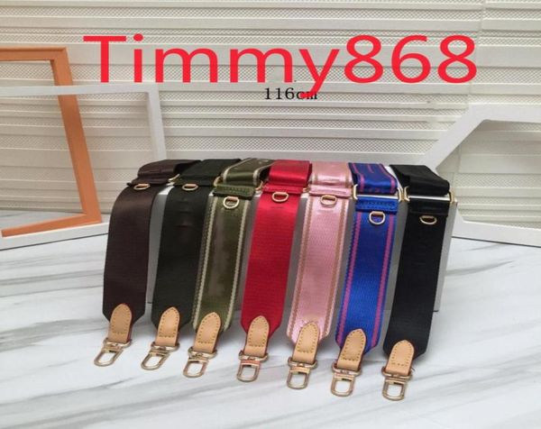 

parts accessories 7 colors pink black green blue coffee red shoulder straps for 3 piece set bags women crossbody bag fabric4625701