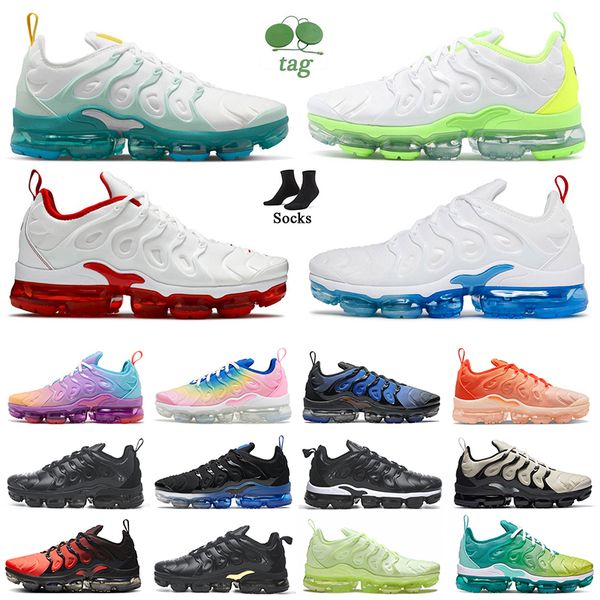 

tn plus running shoes for men women tns trainers triple black white aqua silver particle wolf grey hyper blue sky pink water amaxs jogging s