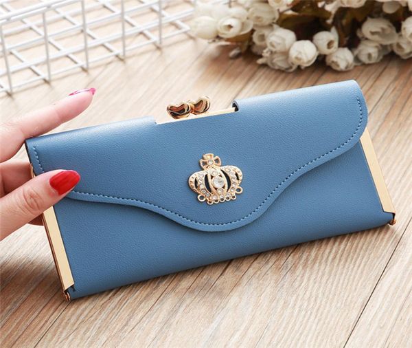 

fashion kid short wallet colorful women zipper purses clutch leather wallets card holder money clip coin purse student money bag h2946124, White