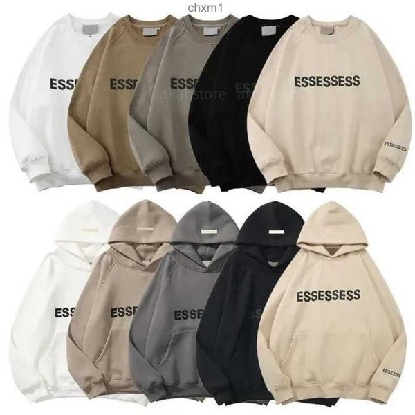 

designer essentail hoodies sweatershirts suits streetwear pullover sweatshirts clothing loose hooded jumper oversized coatsfhkw, Black
