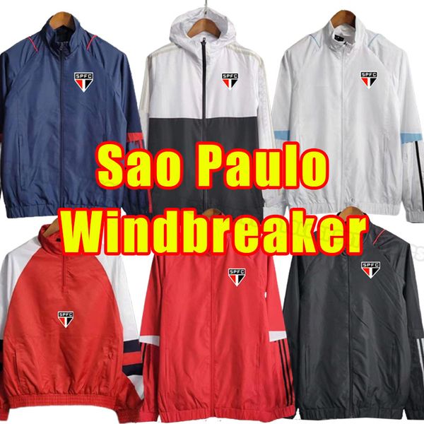

long sleeve 2023 2024 sao paulo soccer tracksuits outubro rosa dani alves 23/24 men luciano igor gomes pablo men training suits windbreaker, Black