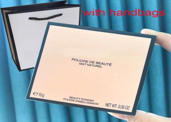 

brand pressed powder makeup beauty foundation mat nature with handbag pouder de beaute embellissante9631466