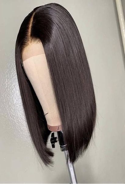 

allove bob wigs pre plucked swiss lace closure wig brazilian virgin hair straight human hair wigs for black women4114992, Black;brown
