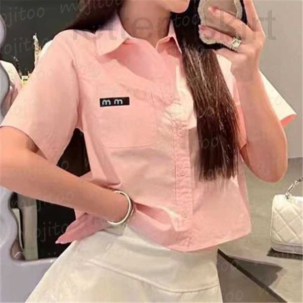 

women's plus size t-shirt luxuriouscropped womens t shirts letters embroidered women blouse white short sleeve shirt, Black